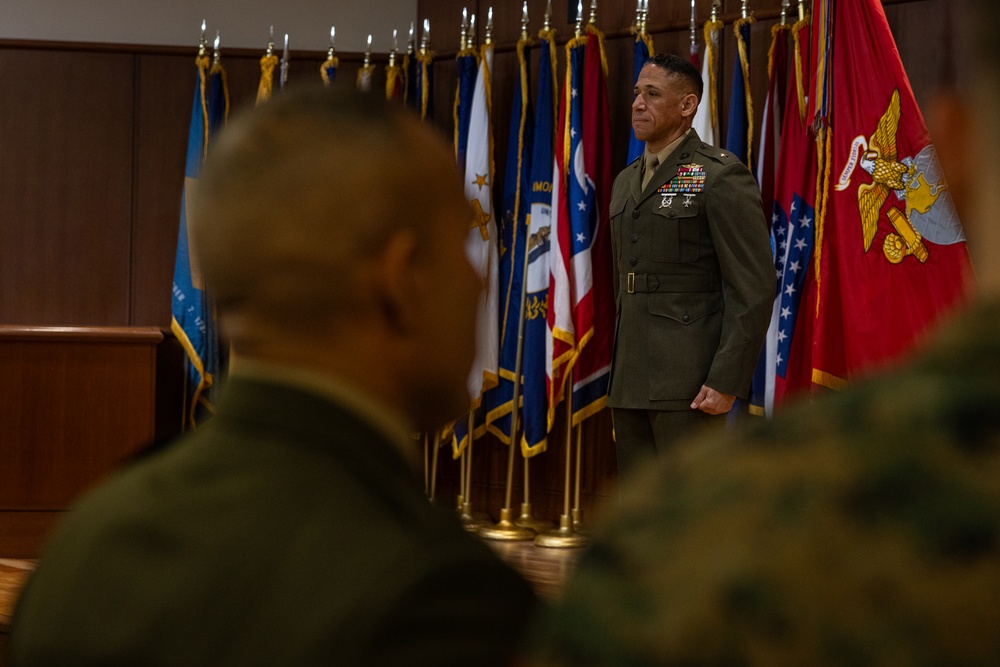 Brigadier General Omar Randall is promoted to his current rank