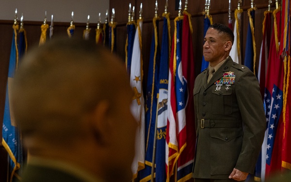 Brigadier General Omar Randall is promoted to his current rank