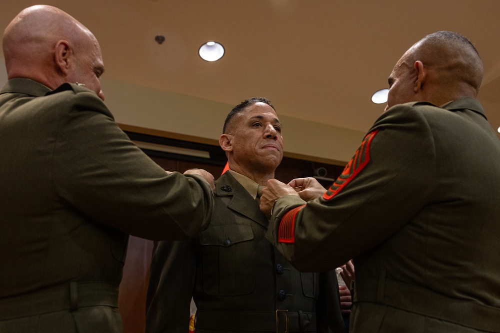 Brigadier General Omar Randall is promoted to his current rank