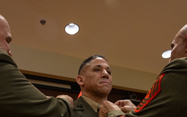 Brigadier General Omar Randall is promoted to his current rank