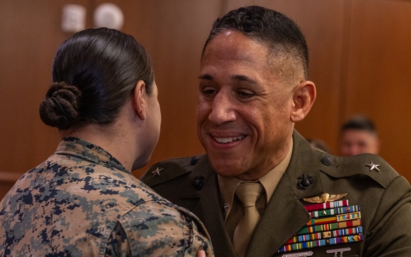 Brigadier General Omar Randall is promoted to his current rank