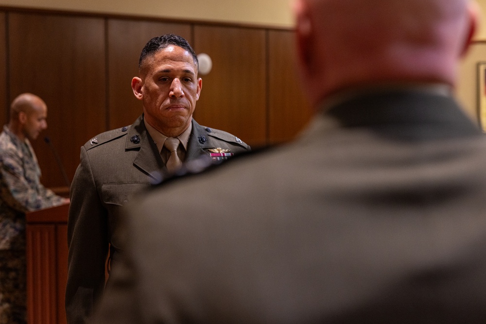 Brigadier General Omar Randall is promoted to his current rank