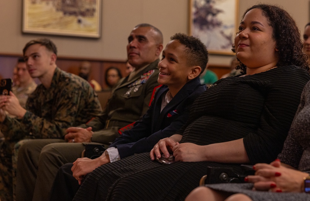 Brigadier General Omar Randall is promoted to his current rank