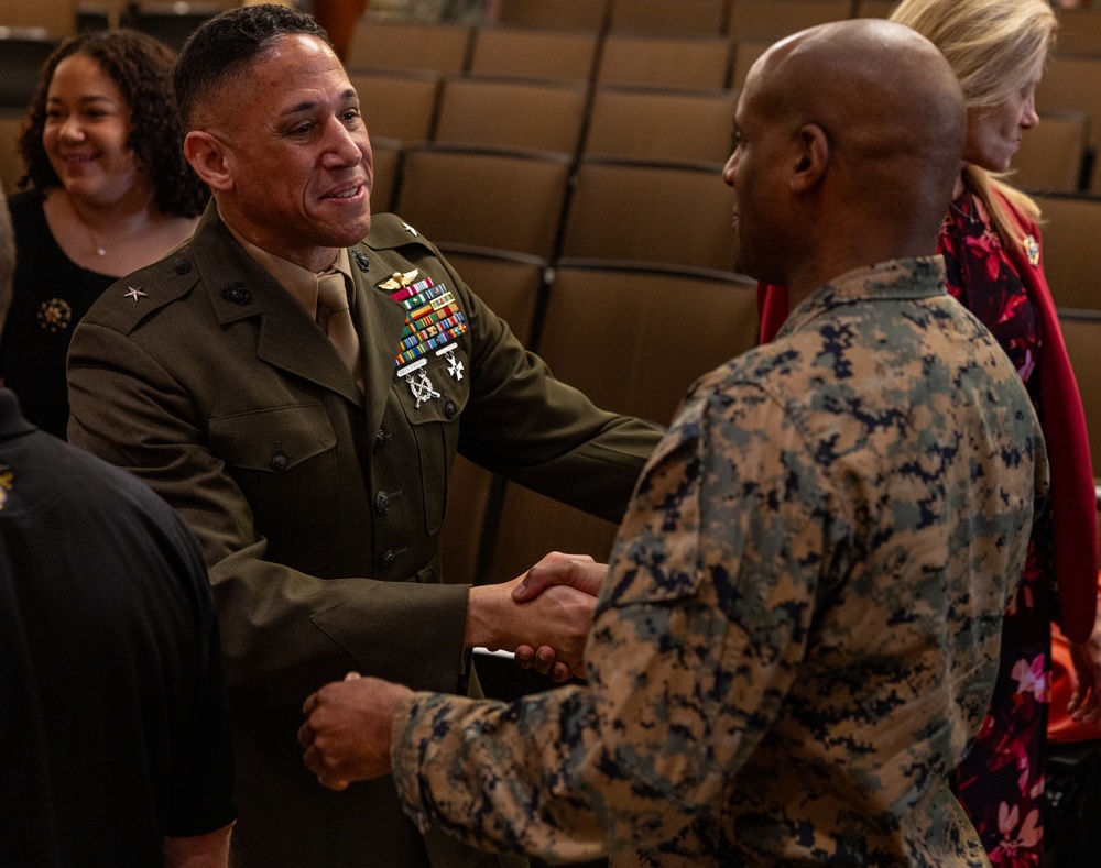 Brigadier General Omar Randall is promoted to his current rank