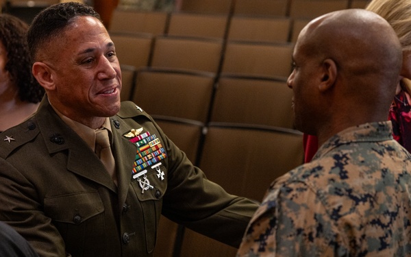 Brigadier General Omar Randall is promoted to his current rank