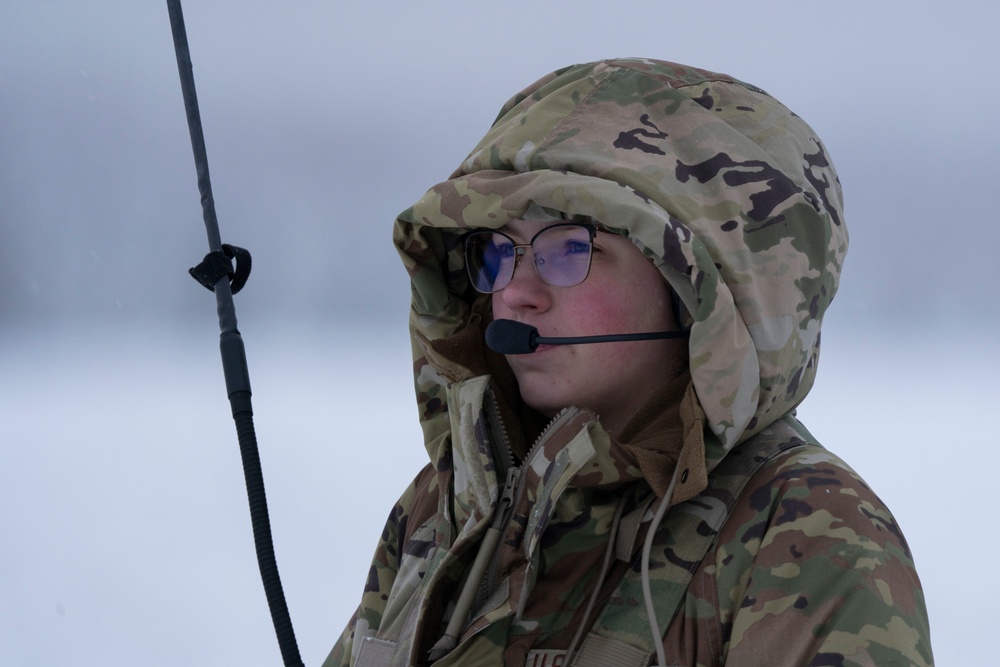 Marine C130s and Air Force air traffic controllers conduct austere environment landings