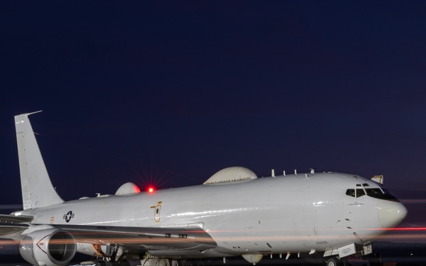 625TH STOS aboard the Navy E-6B