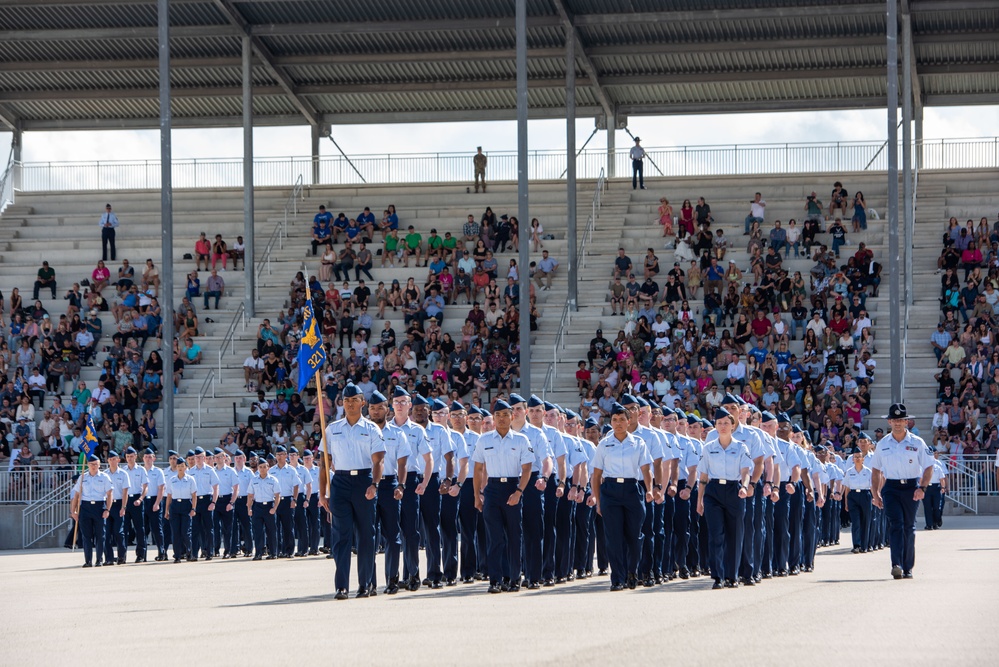 USAF Basic Military Training Graduation Coin Ceremony