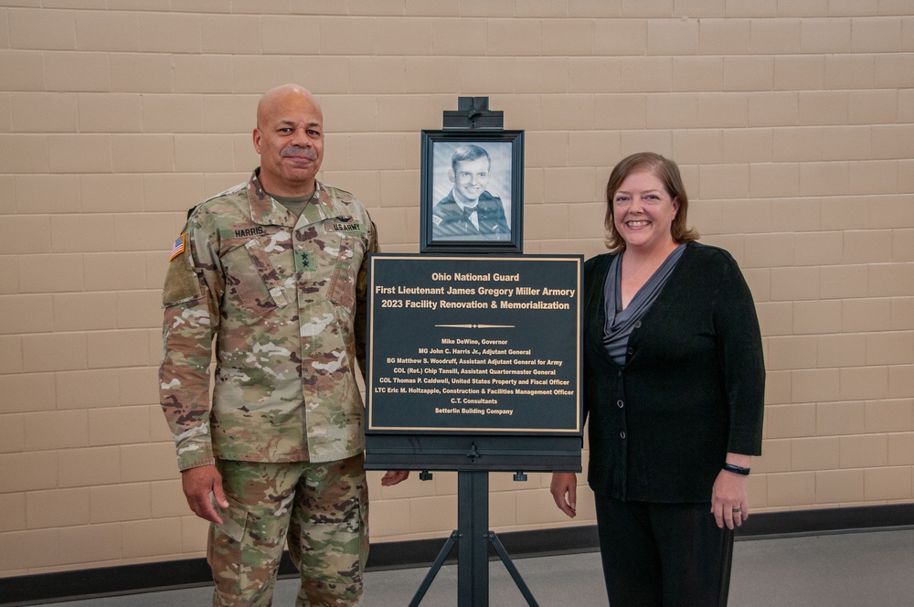 Renovation, memorialization ceremony for Newark, Ohio, armory honors native son, Guard member