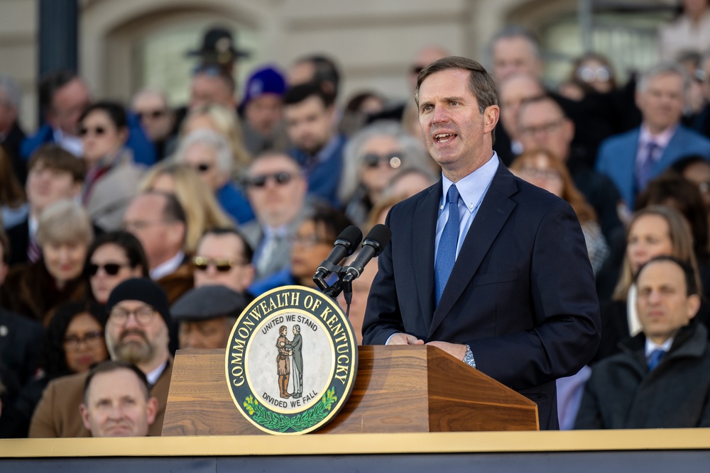 Kentucky Air Guard supports governor's inauguration