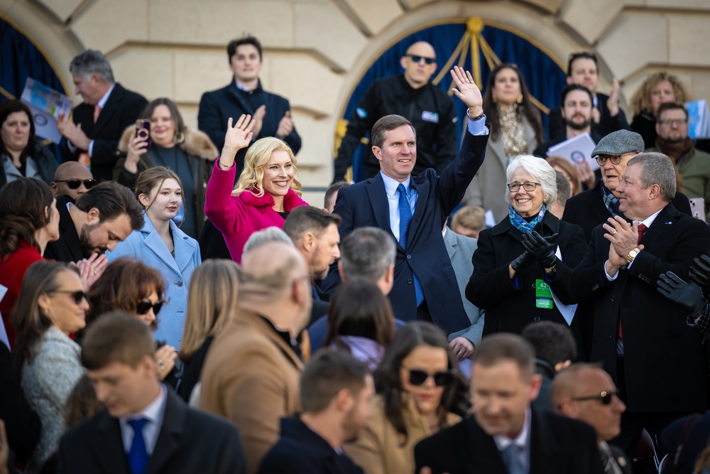 Kentucky Air Guard supports governor's inauguration