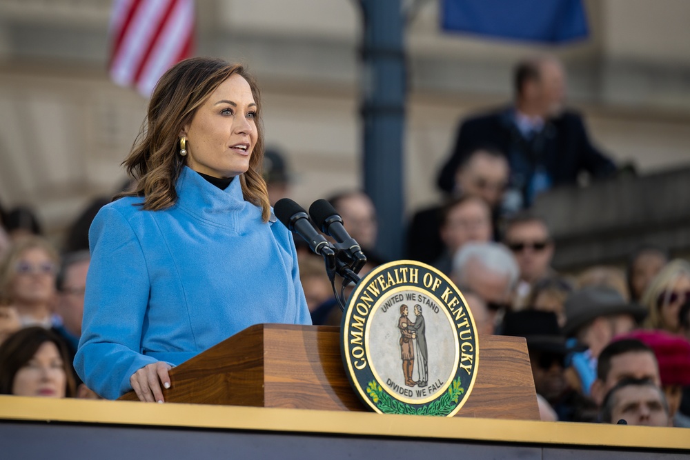 Kentucky Air Guard supports governor's inauguration