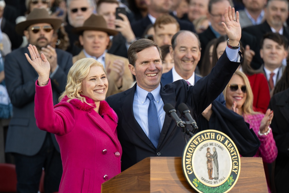 Kentucky Air Guard supports governor's inauguration