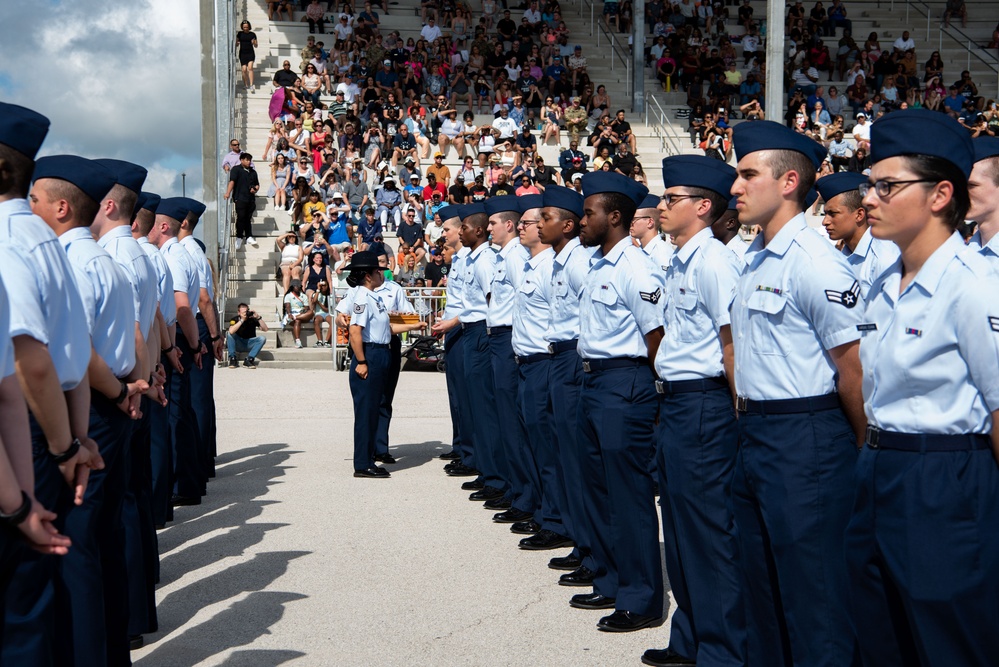 U.S. Air Force Basic Military Training Coin Ceremony