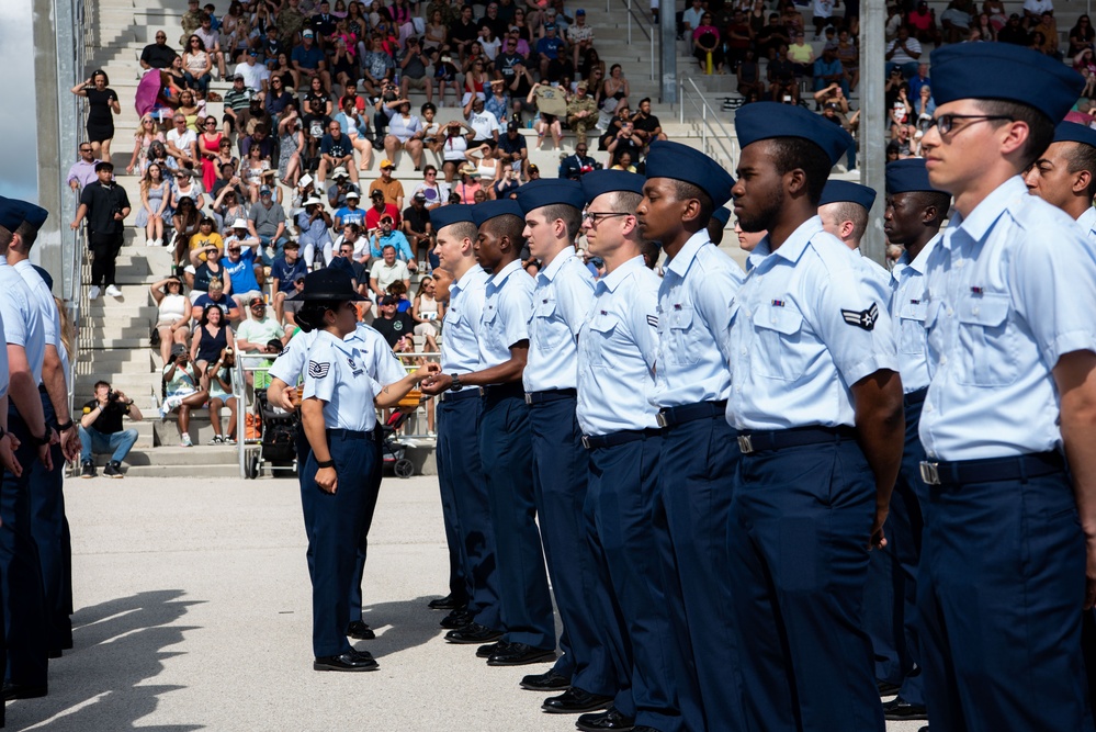 Basic Military Training Coin Ceremony