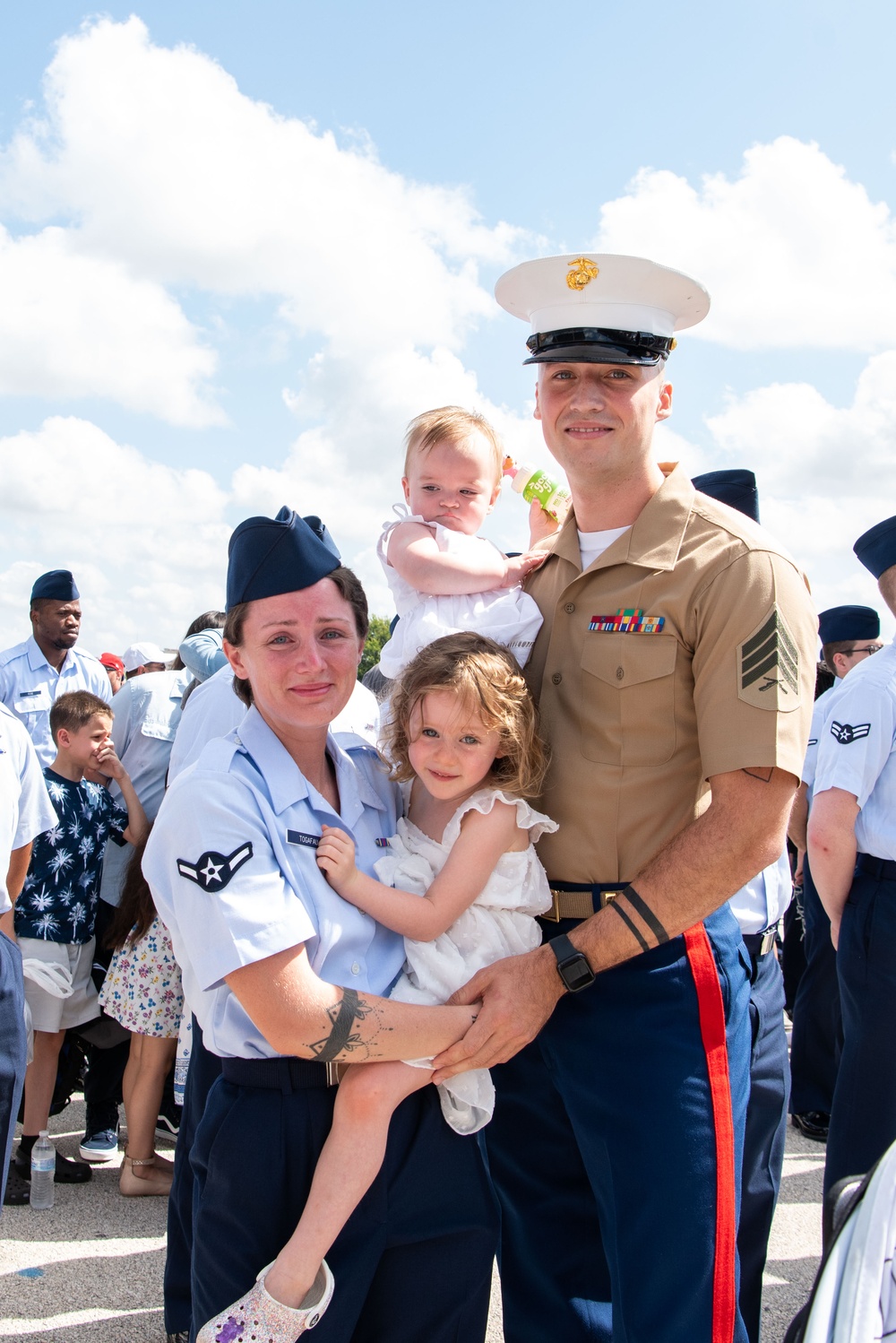 USAF Basic Military Training Coin Ceremony