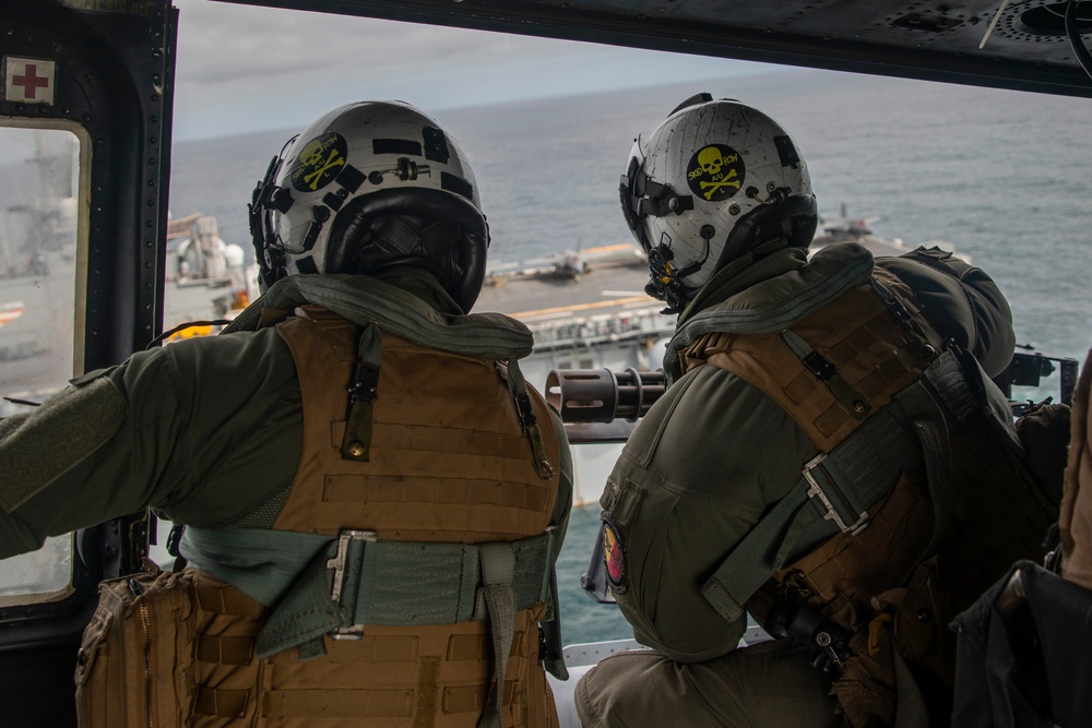 VMM-165 Protects the Ship during Live-Fire Exercise