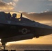 F-35Bs Sunset Takeoff for Expeditionary Strike