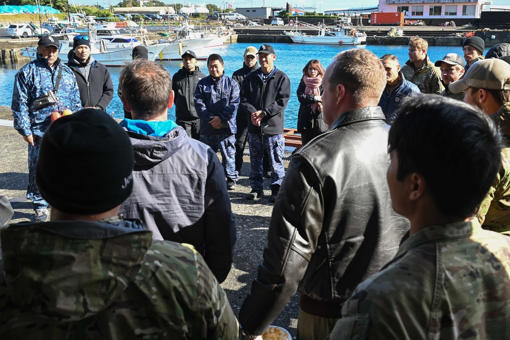 Yakushima Fisheries Cooperative Association Hosts Lunch for Joint Partners Currently Assigned to Ongoing CV-22 Osprey Recovery Efforts