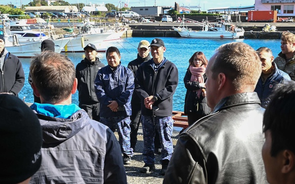 Yakushima Fisheries Cooperative Association Hosts Lunch for Joint Partners Currently Assigned to Ongoing CV-22 Osprey Recovery Efforts