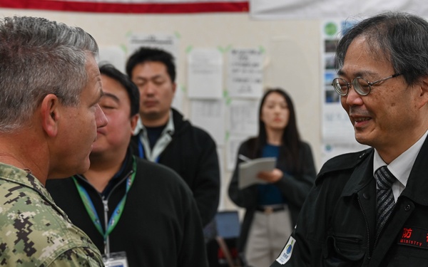SOCPAC CDRE Visits Yakushima Joint Operations Center