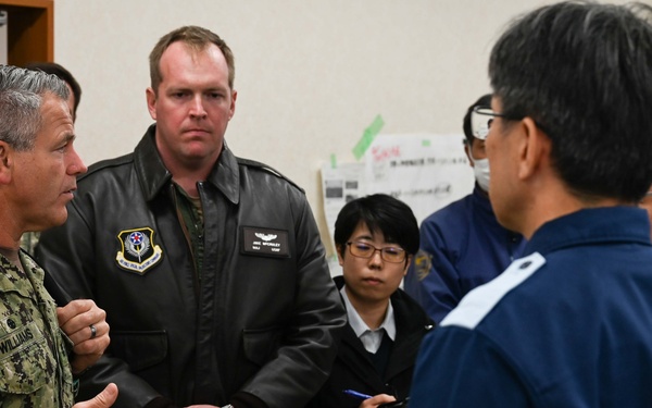 SOCPAC CDRE Visits Yakushima Joint Operations Center
