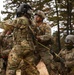 Black Hawk helicopter crew chiefs 1st-171st General Support Aviation Battalion, 57th Troop Command conduct medical evacuation drills for predeployment training