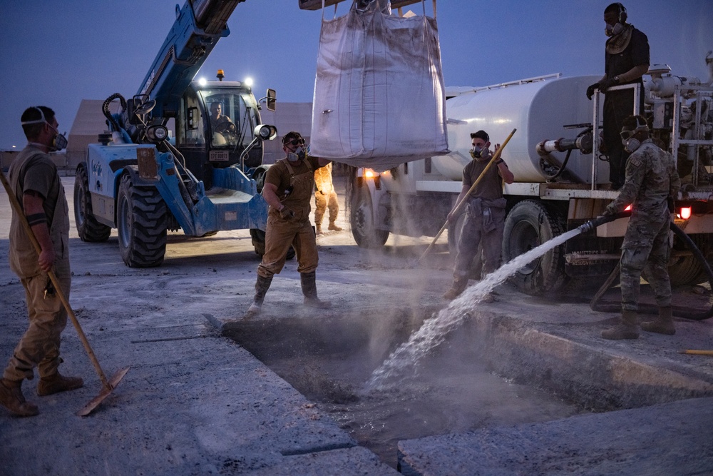 CE Airfield Repair Training