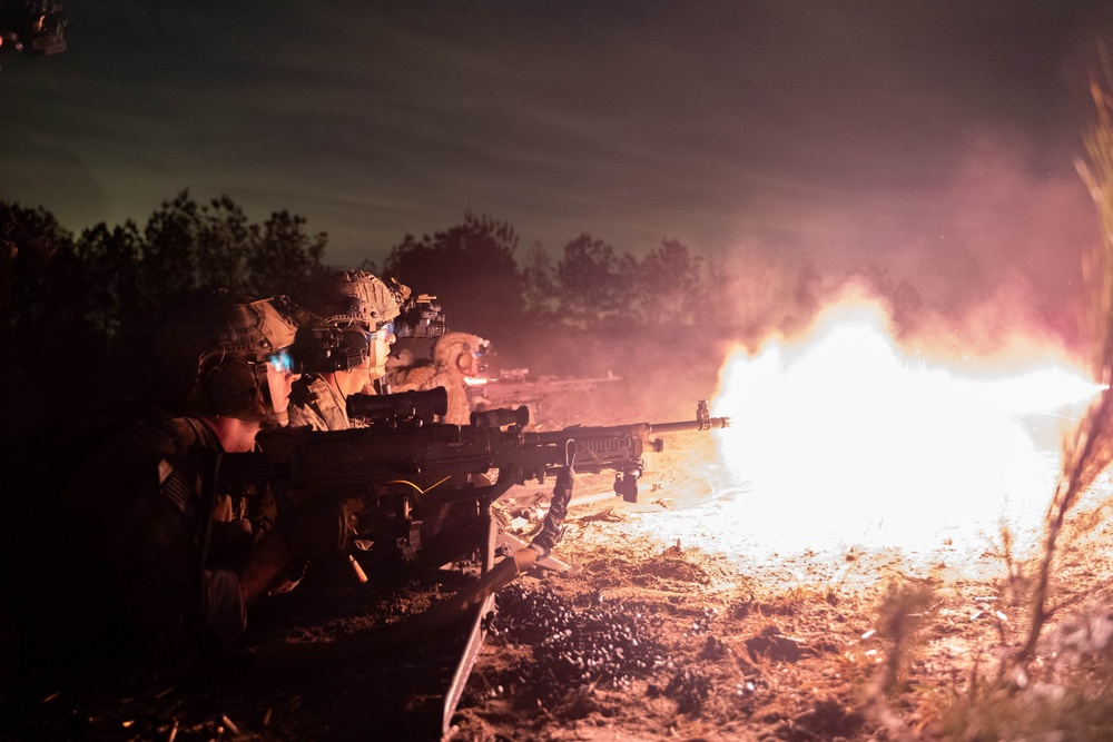 Rangers Conduct Live Fire Training