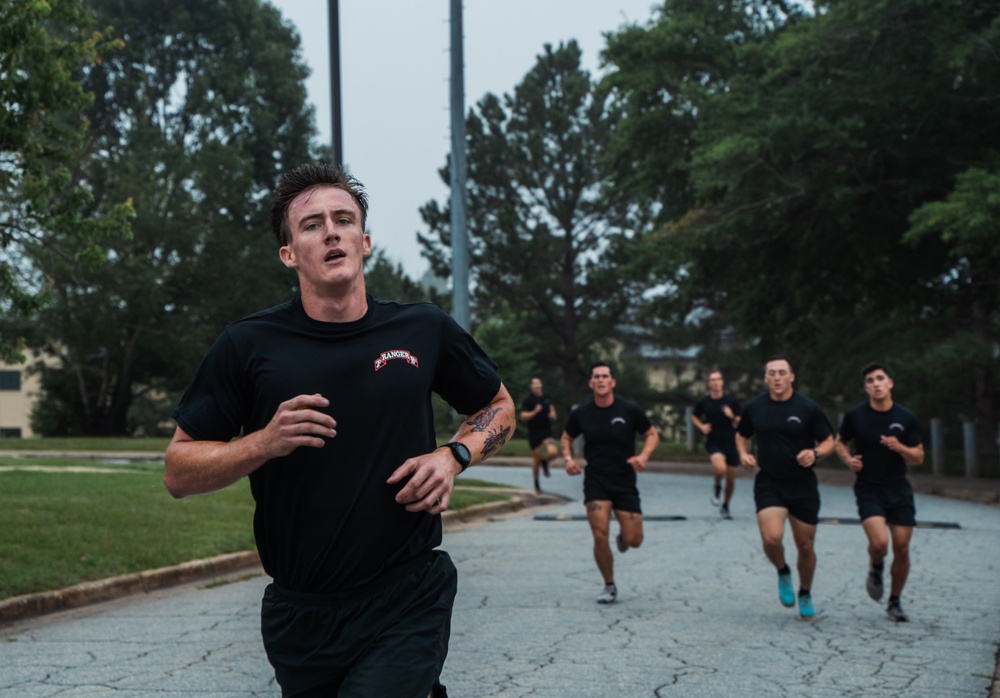 Rangers Conduct Physical Training