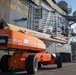 USS Ronald Reagan (CVN 76) Sailors prepare for inspection
