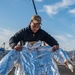 USS Ronald Reagan (CVN 76) Sailors prepare for inspection