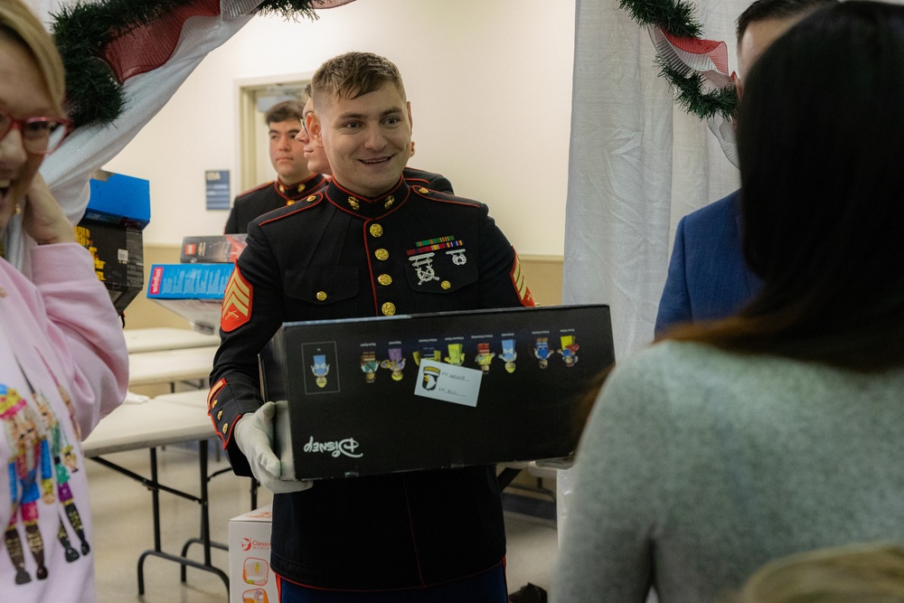 A Festive Cause: Toys for Tots event spreads cheer to kids of Fort Campbell affected by F3 tornado