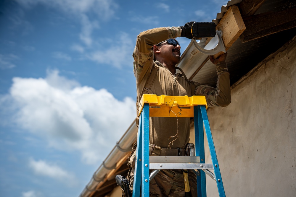 475th EABS CA and CE Units Install Water Systems at Magogoni Primary School