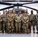 National Guard Helicopter Crew Chiefs conduct Maintenance on Black Hawk Helicopters