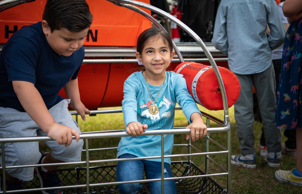 Coast Guard provides static displays at local Houston school
