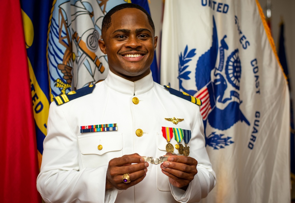 Coast Guardsman graduates from flight school, inherits Tuskegee Airman’s wings