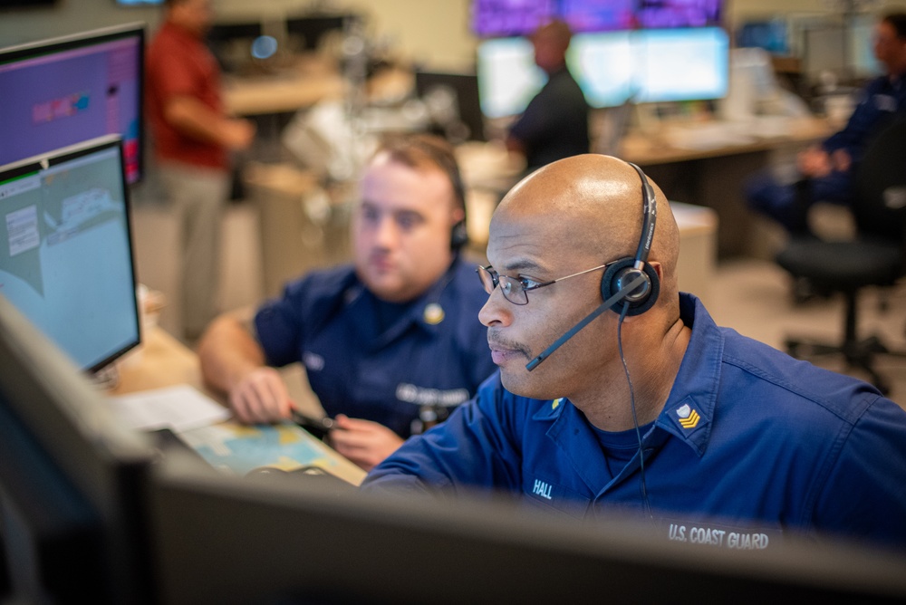 Vessel Traffic Service Houston members coordinate Houston Ship Channel traffic