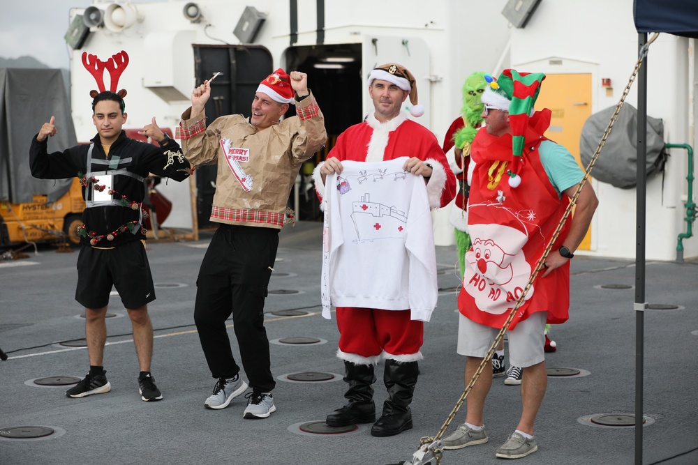 USNS Mercy At-Sea Holiday Party