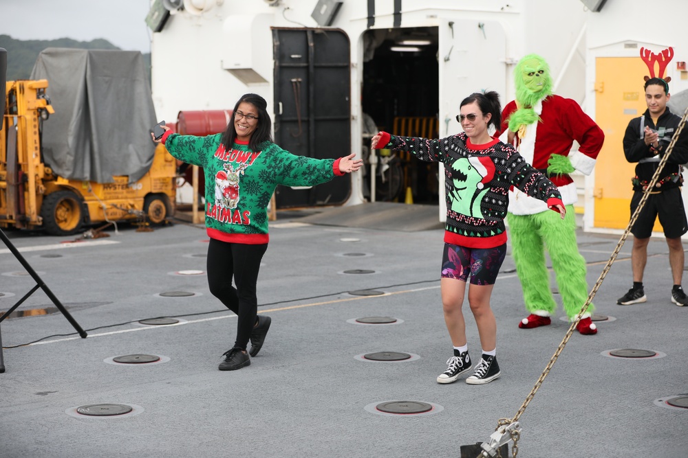 USNS Mercy At-Sea Holiday Party