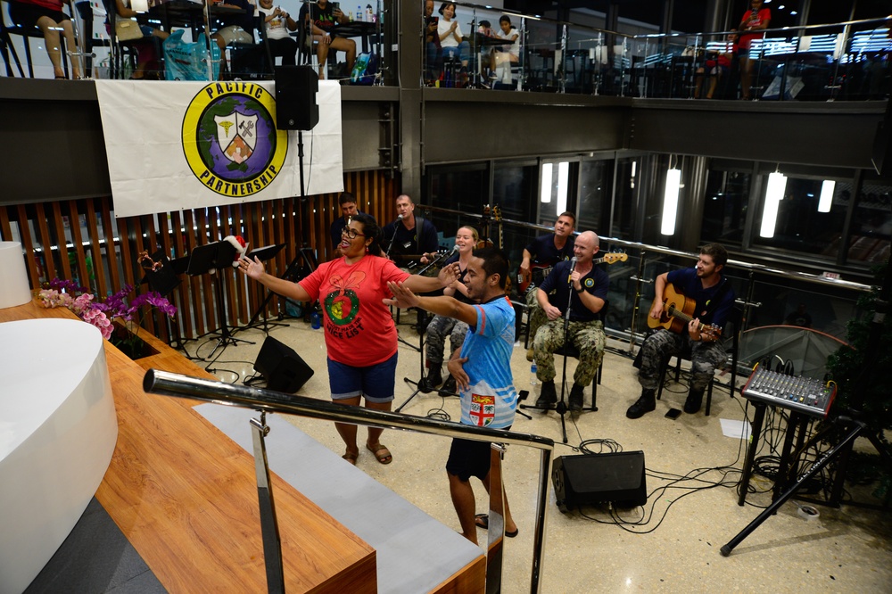 Pacific Partnership 24-1: Band Performance at Palau Shopping Center