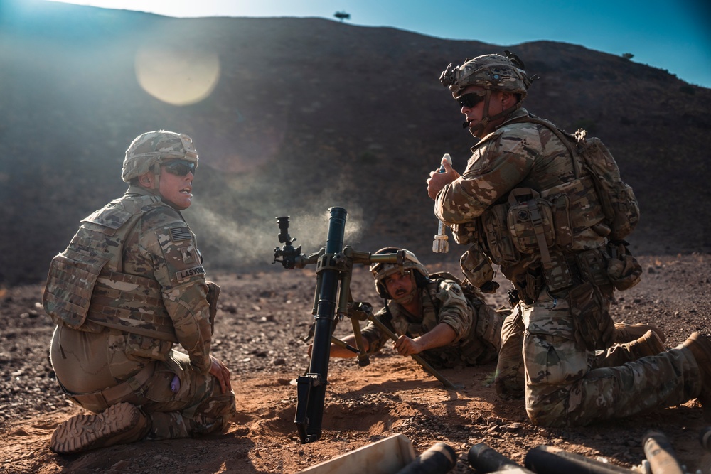 Task Force Tomahawk Trains With French Soldiers