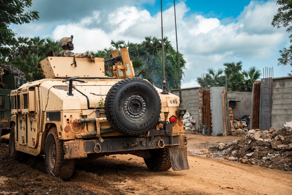 489th CA Battalion Visits Hindi Village with TaskForce Tomahawk