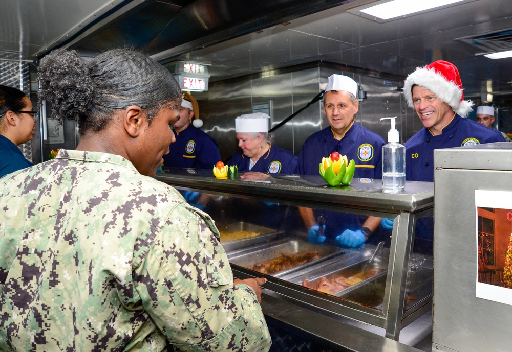 Pacific Partnership 2024-1: Christmas Dinner aboard USNS Mercy