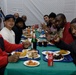3rd Infantry Division Artillery Soldiers enjoy a Christmas meal in Latvia