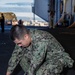 Sailors conduct cleaning stations