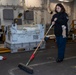 Sailors conduct cleaning stations