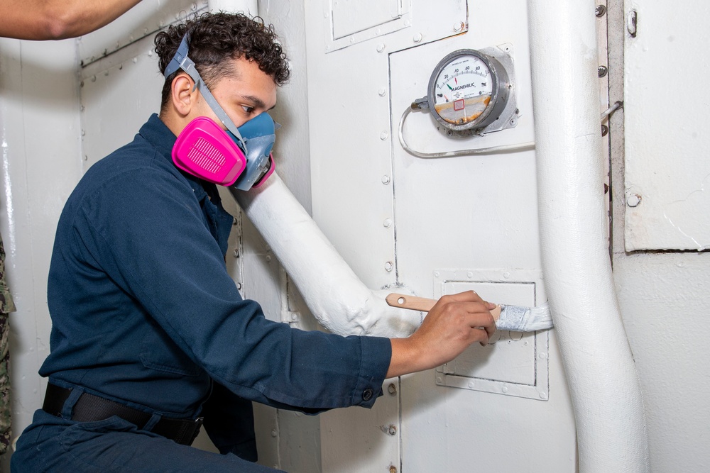 Sailors conduct routine operations