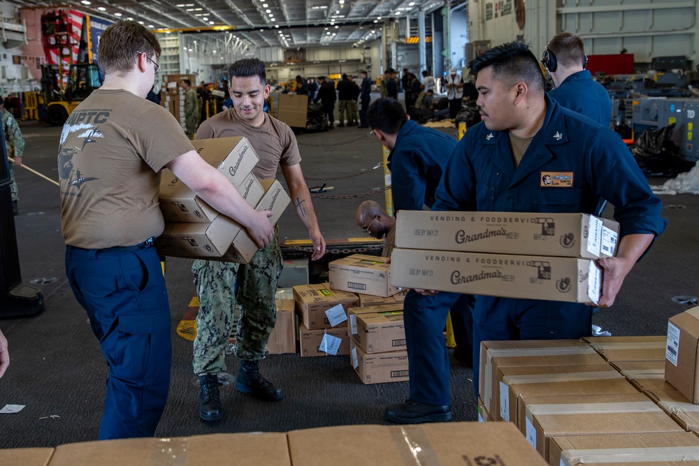 Sailors conduct routine operations