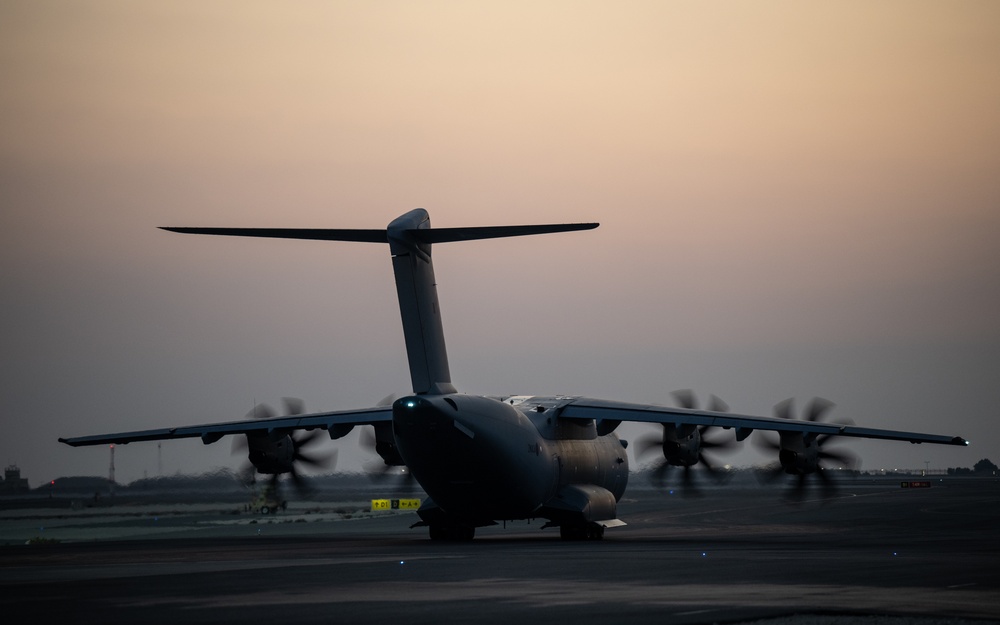 U.S. Airmen support coalition partners in the Middle East